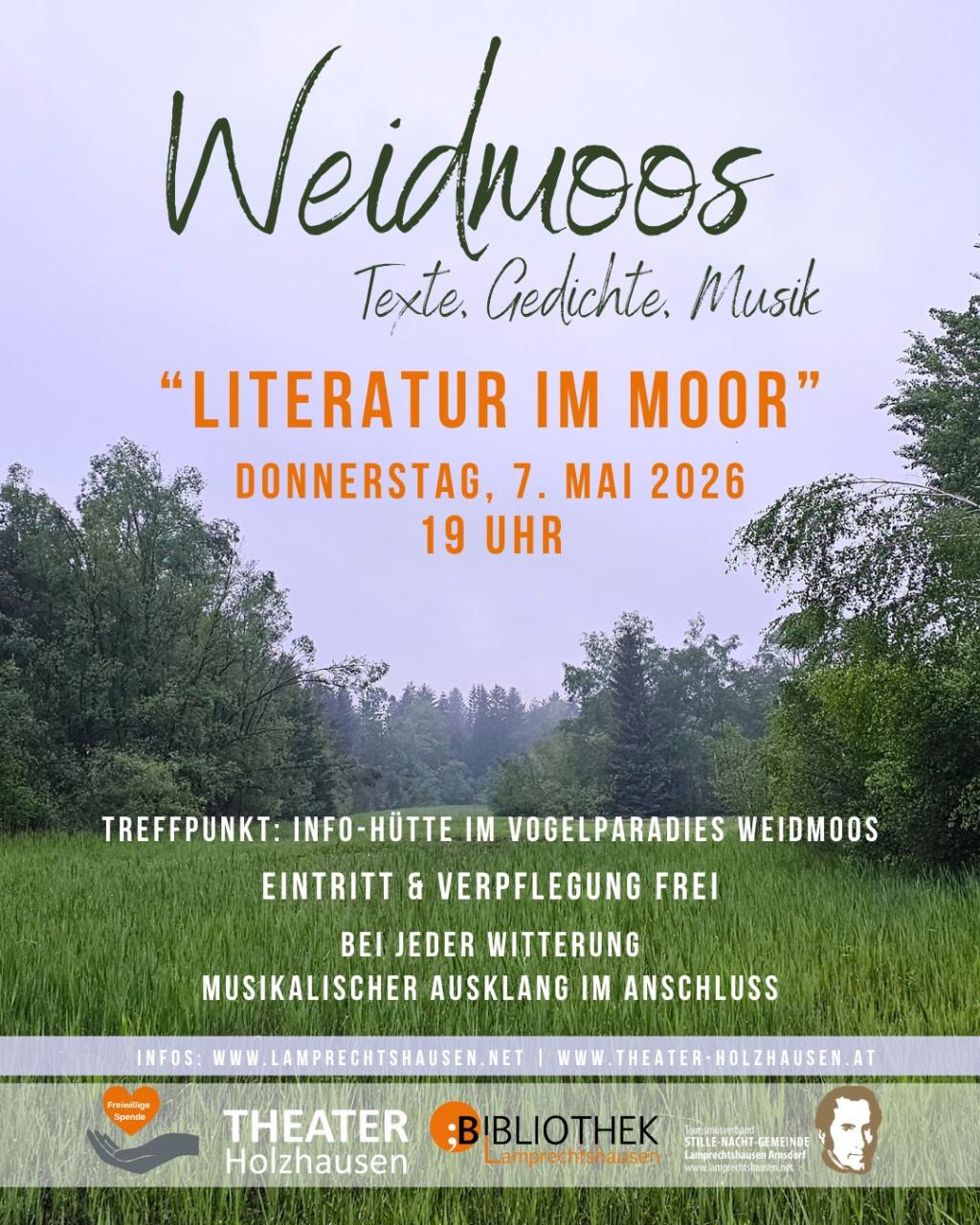 Literatur im Moor 2026 plakat