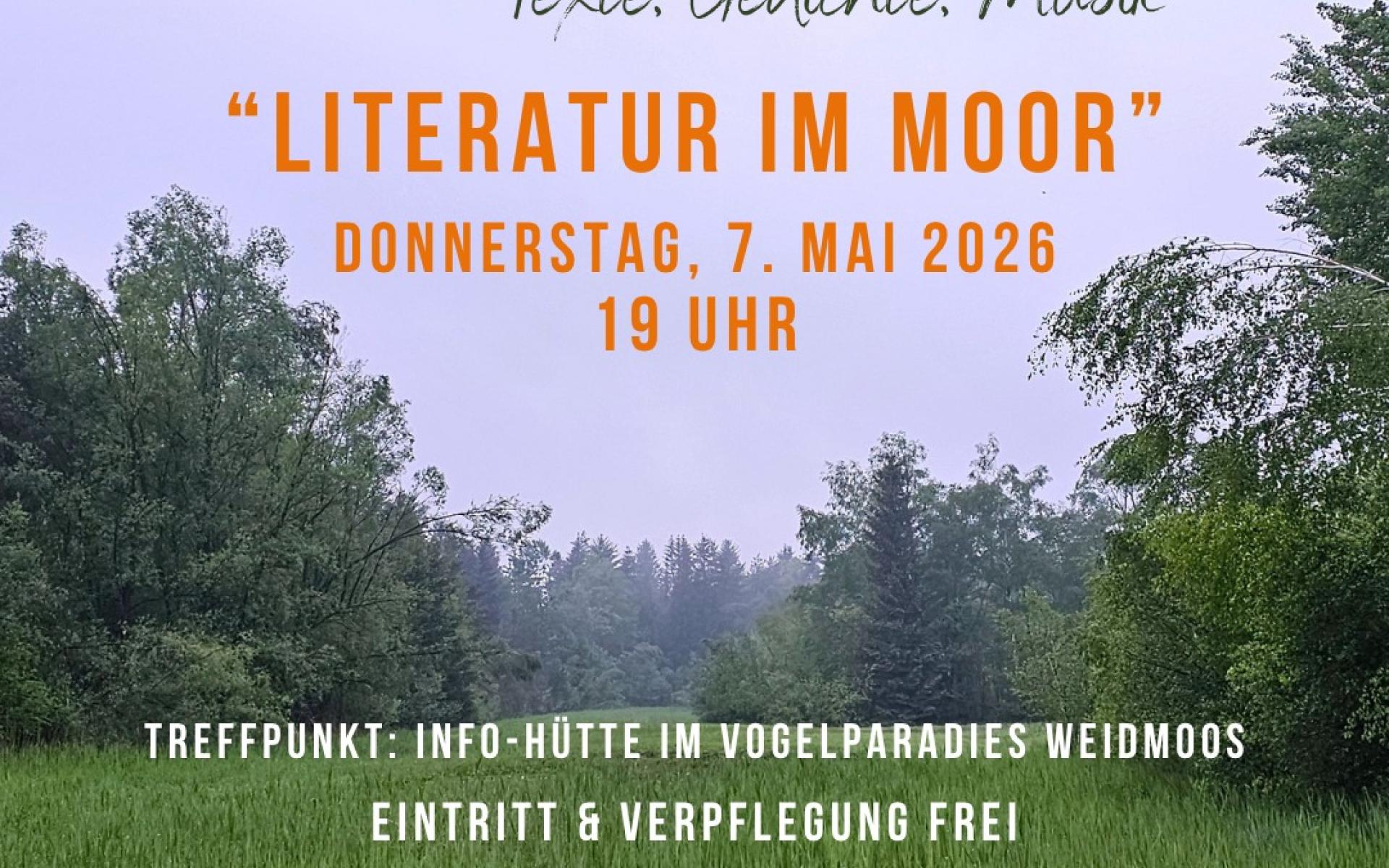 Literatur im Moor 2026 plakat